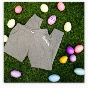 BENCH. Grey joggers Youth XL-Bench Logo in White-VGUC​​​​​